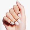 Gold Trim on Off-White Base Semi-Cured Gel Nail Strips | Ivory Luxe - 2660