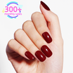 Velvet Rouge Luxury Semi Cured Gel Nail Strips | Ruby Reverie - 2385