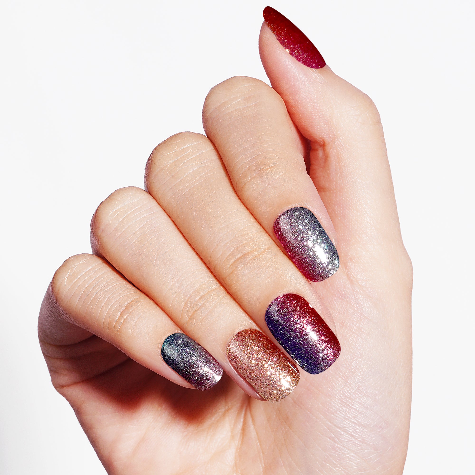 Twilight Shimmer Semi Cured Gel Nail Strips | Twilight - 2423