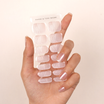 Pink Shimmer Semi Cured Gel Nail Strips | Enchanted Siren - 2549