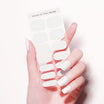 Classic Chic Matte White Gel Nail Strips | Moonlit Frost - 2390