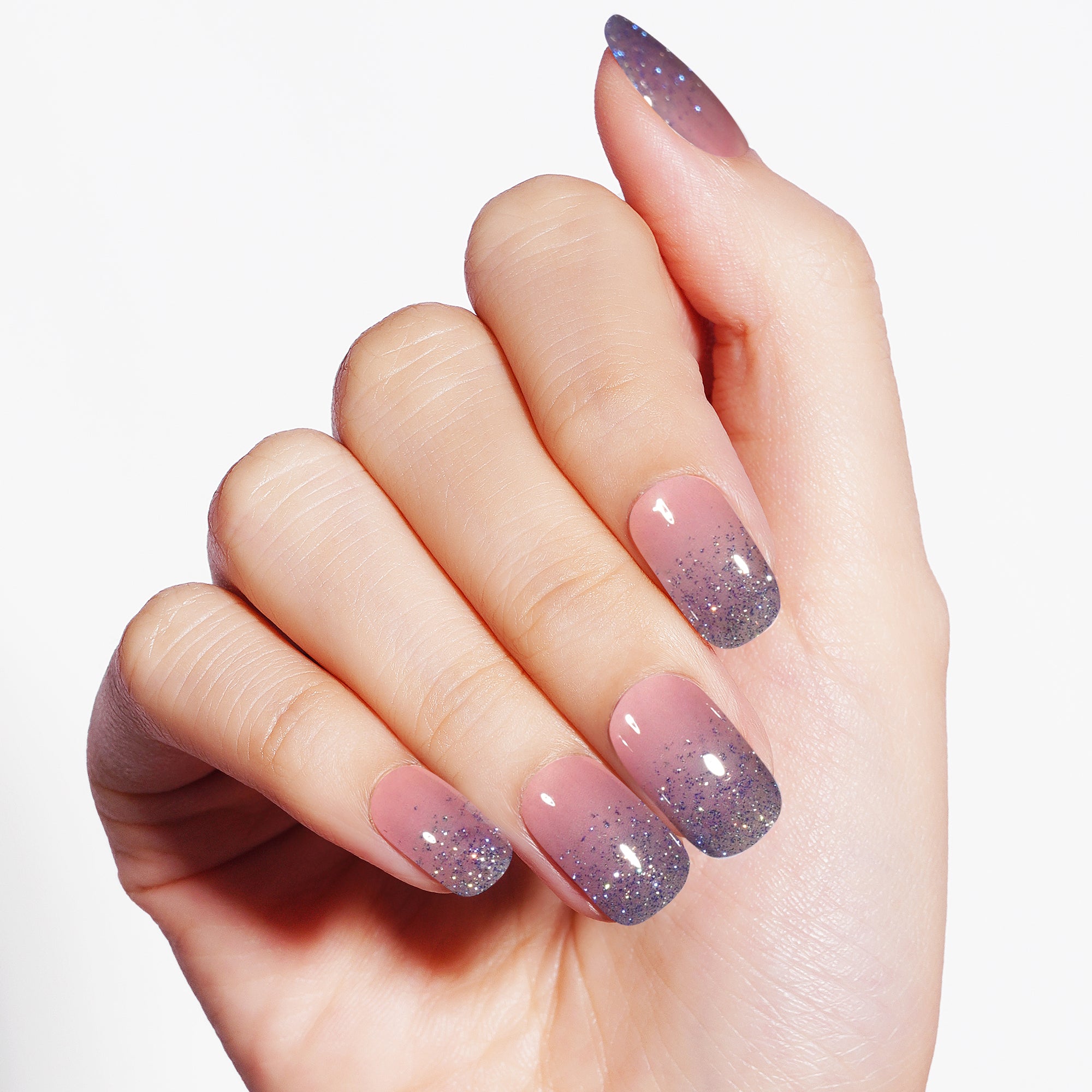 Stardust Sweep Ombre Semi Cured Gel Nail Strips | Underwater World - 3618