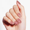 Blush Pink Sparkle Semi Cured Gel Nail Strips | Rose Gold - 6795